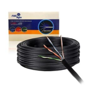 Cabo de Rede Cat5 para CFTV 100% Cobre 305 metros Flex Byte