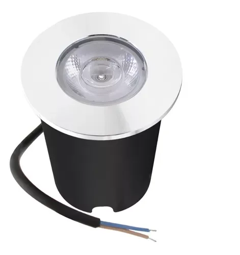 Balizador Spot Led Embutir Chao Piso Jardim 1w Ip65