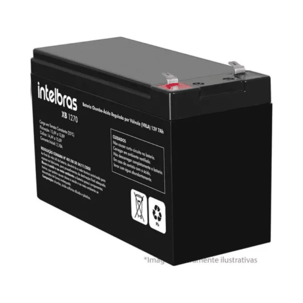 Bateria Selada 7ah 12v Intelbrás - Imagem 2