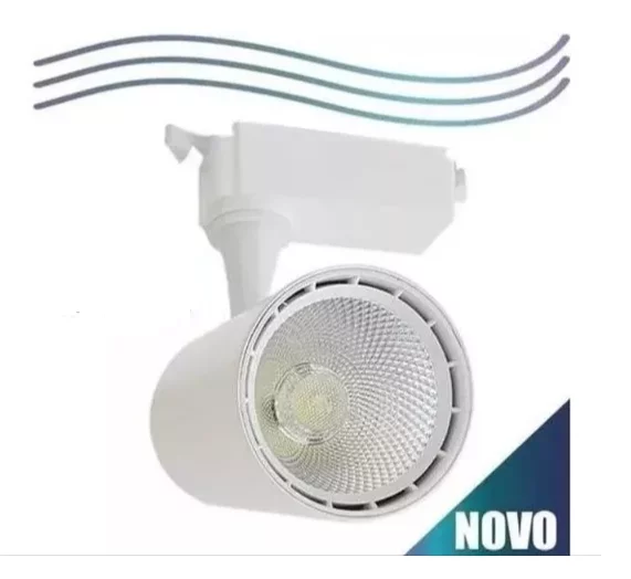 Spot Para Trilho Eletrificado Branco Led 7w 6000k Luz fria