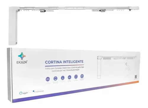 Cortina Inteligente Wifi App Alexa Google Comando Voz Ekaza