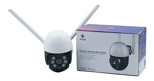 Câmera de Segurança Inteligente Wi-Fi Ekaza-Compatível com Google Assistente e Alexa - Imagem 2