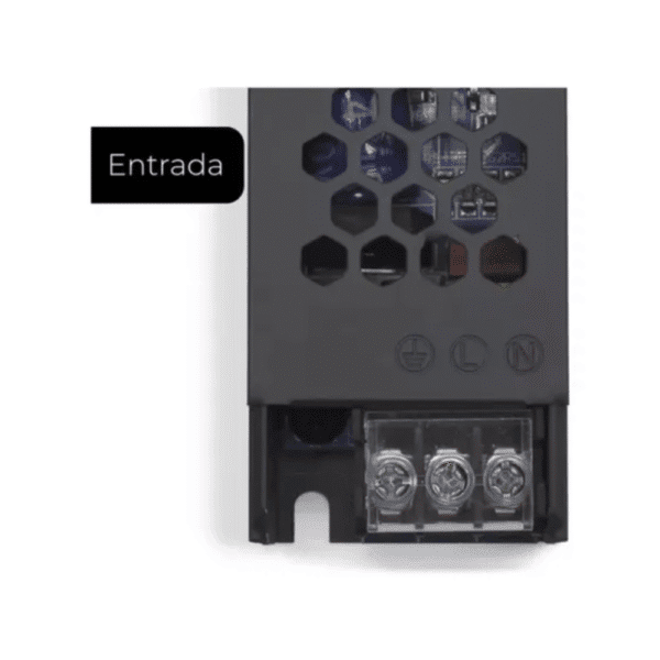Fonte Chaveada Slim 12v 10A 120W Capa Preta - Led, Som e Cftv - Image 4