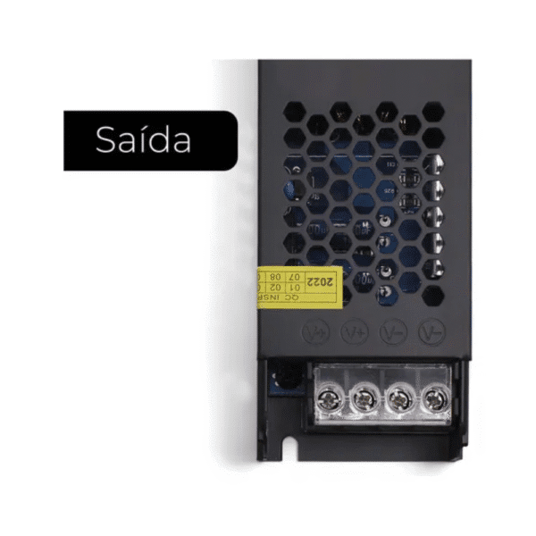 Fonte Chaveada Slim 12v 30A 360W Capa Preta - Led, Som e Cftv - Image 6