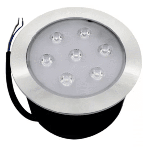 Balizador Spot LED Embutir Chão 7W IP65 | Branco Quente ou Frio | Jardim e Piso | R$ 30,00
