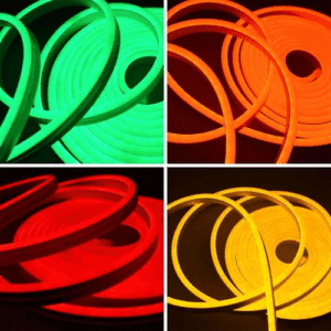 Fita LED Neon Flexível 12V 5 Metros | Branco Quente, Branco Frio ou RGB com Controle | IP67 | A partir de R$ 49,00