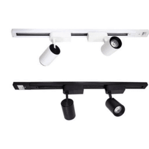 Kit Trilho Eletrificado com Spots LED COB | Preto ou Branco | Luz Quente 3000K ou Fria 6000K | A partir de R$ 99,00