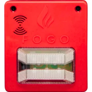 Sinalizador Audiovisual Sirene 90dB Alarme Incêndio Segurimax