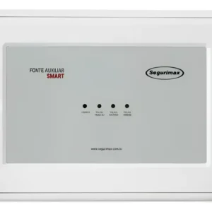 Fonte Auxiliar Smart Segurimax 24v 2,5a Bateria Inclusa
