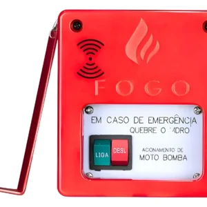 Acionador De Bomba De Incêndio Com Botão Liga E Desliga Segurimax