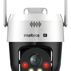 Câmera Ip Wifi Intelbras Vipw 1300 Mini Sd Audio 3mp 3.8 Ip66 sem Cartão de Memória