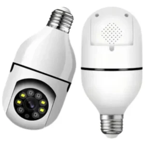 Câmera IP 360 WiFi Externa Full HD Visão Noturna Lâmpada