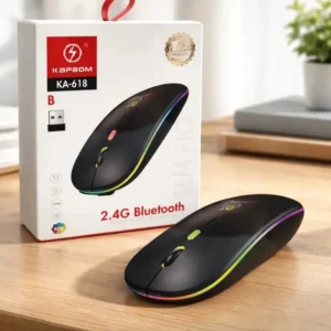 Mouse Sem Fio Bluetooth 2.4ghz Ka-618 Kapbom