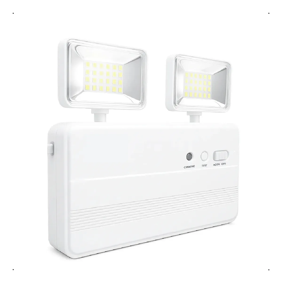 Luminária Emergência 2 Farol Pro Luz Fria 40 Leds